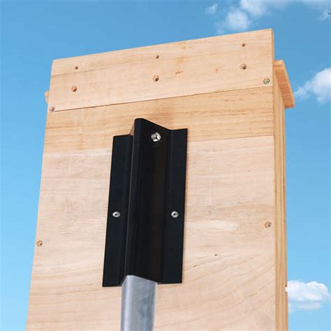 csn you put a bat house on a metal pole|telescoping pole for bat house.